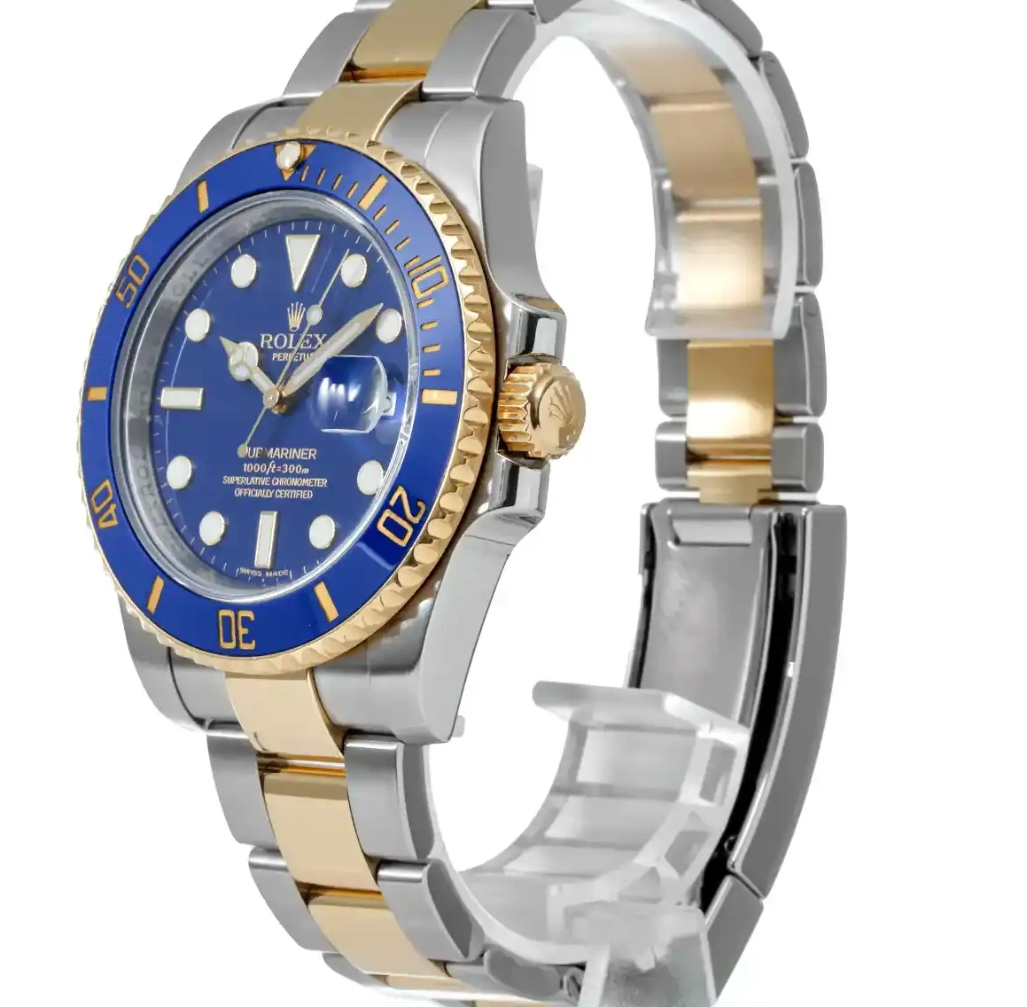 Prestigious Jewelers Gold Rolex Submariner 116613LB & Steel 0316