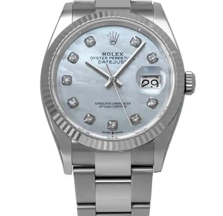 Steel Datejust Stainless Rolex 126234 0317