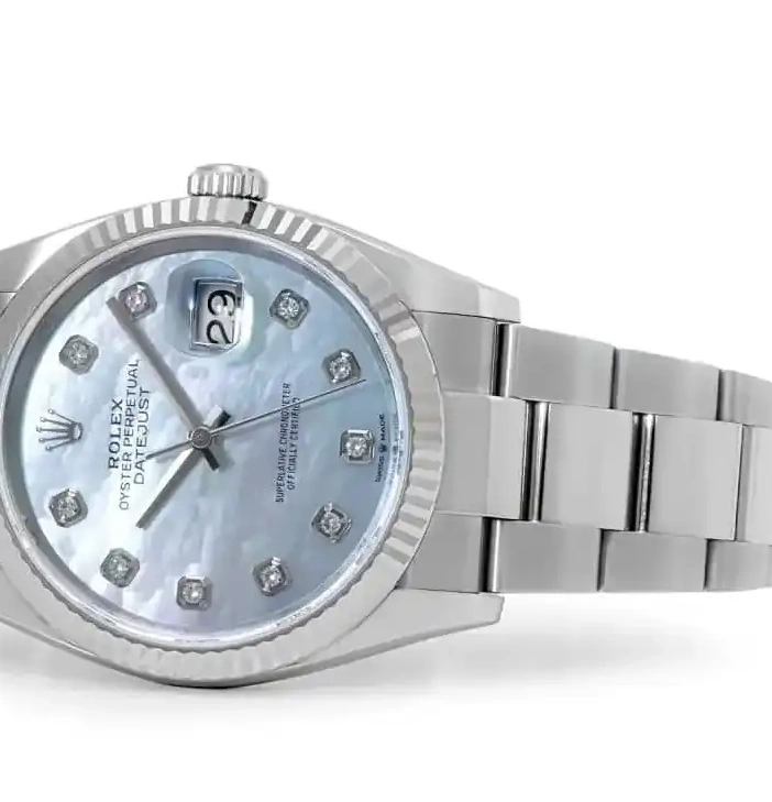 Prestigious Jewelers Steel Datejust Stainless Rolex 126234 0317